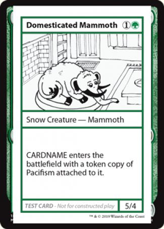 Domesticated Mammoth (2021 Edition) [Mystery Booster Playtest Cards] | Event Horizon Hobbies CA