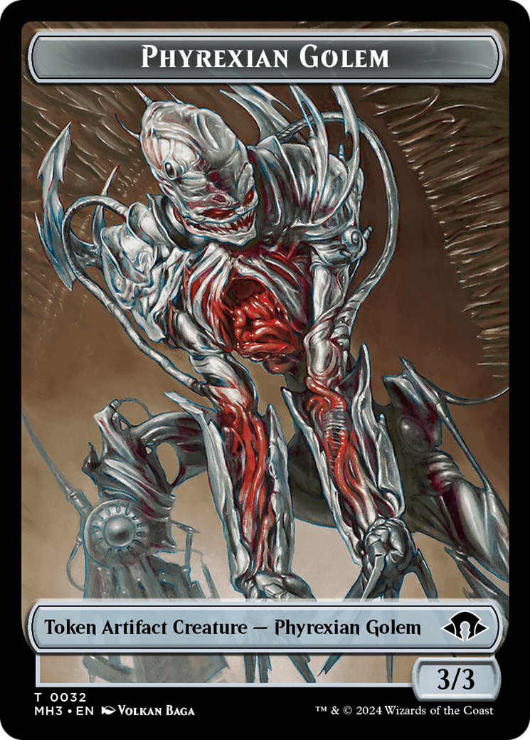 Phyrexian Golem Token [Modern Horizons 3 Tokens] | Event Horizon Hobbies CA