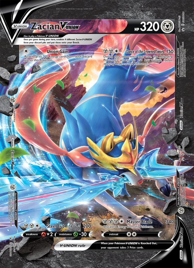 Zacian V-Union (Jumbo Card) [Sword & Shield: Black Star Promos] | Event Horizon Hobbies CA