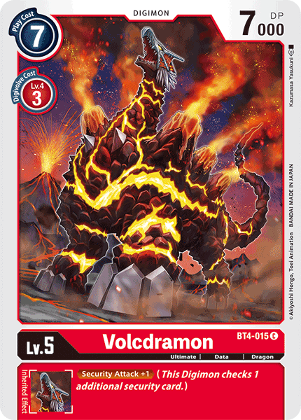 Volcdramon [BT4-015] [Great Legend] | Event Horizon Hobbies CA