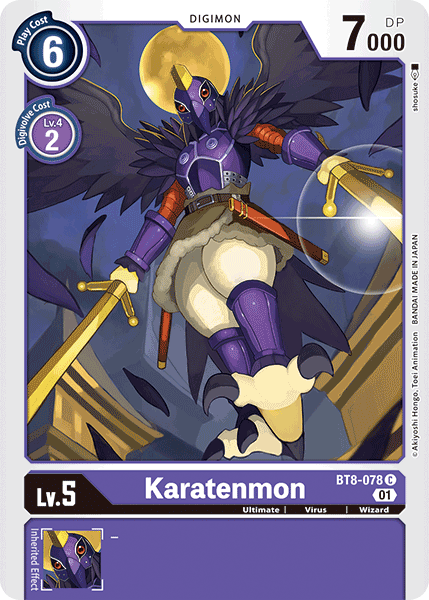 Karatenmon [BT8-078] [New Awakening] | Event Horizon Hobbies CA