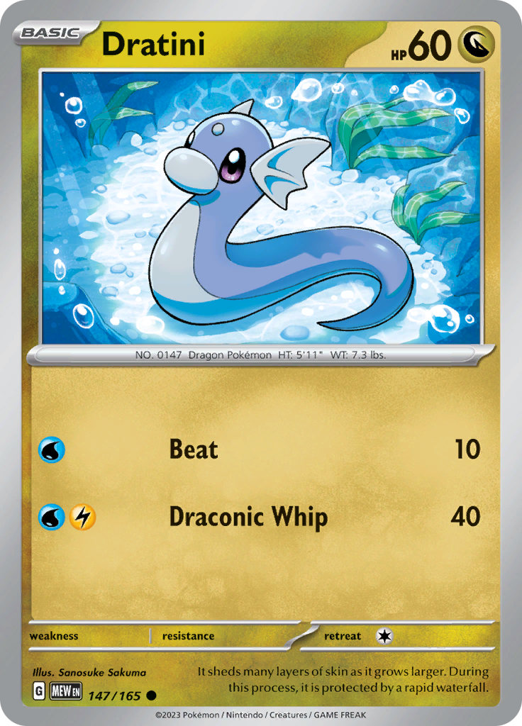 Dratini (147/165) [Scarlet & Violet: 151] | Event Horizon Hobbies CA