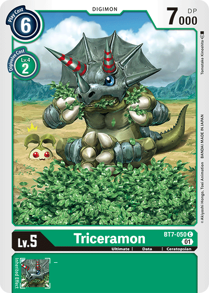 Triceramon [BT7-050] [Next Adventure] | Event Horizon Hobbies CA