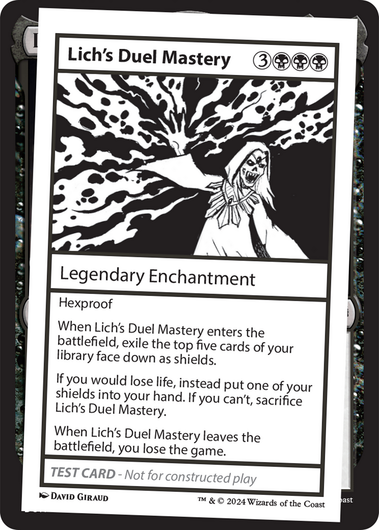 Lich's Duel Mastery [Mystery Booster 2 Playtest Cards] | Event Horizon Hobbies CA