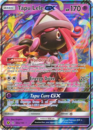 Tapu Lele GX (60a/145) (Alternate card) (Jumbo Card) [Sun & Moon: Guardians Rising] | Event Horizon Hobbies CA