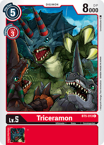 Triceramon [BT5-013] [Battle of Omni] | Event Horizon Hobbies CA