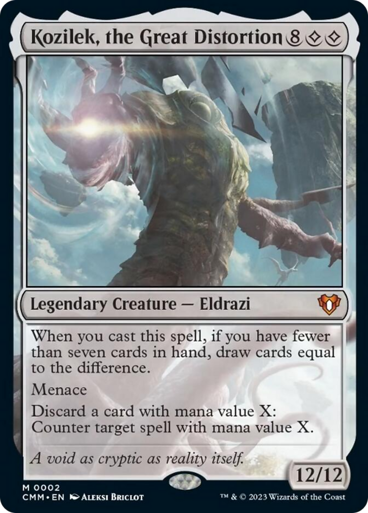 Kozilek, the Great Distortion [Commander Masters] | Event Horizon Hobbies CA