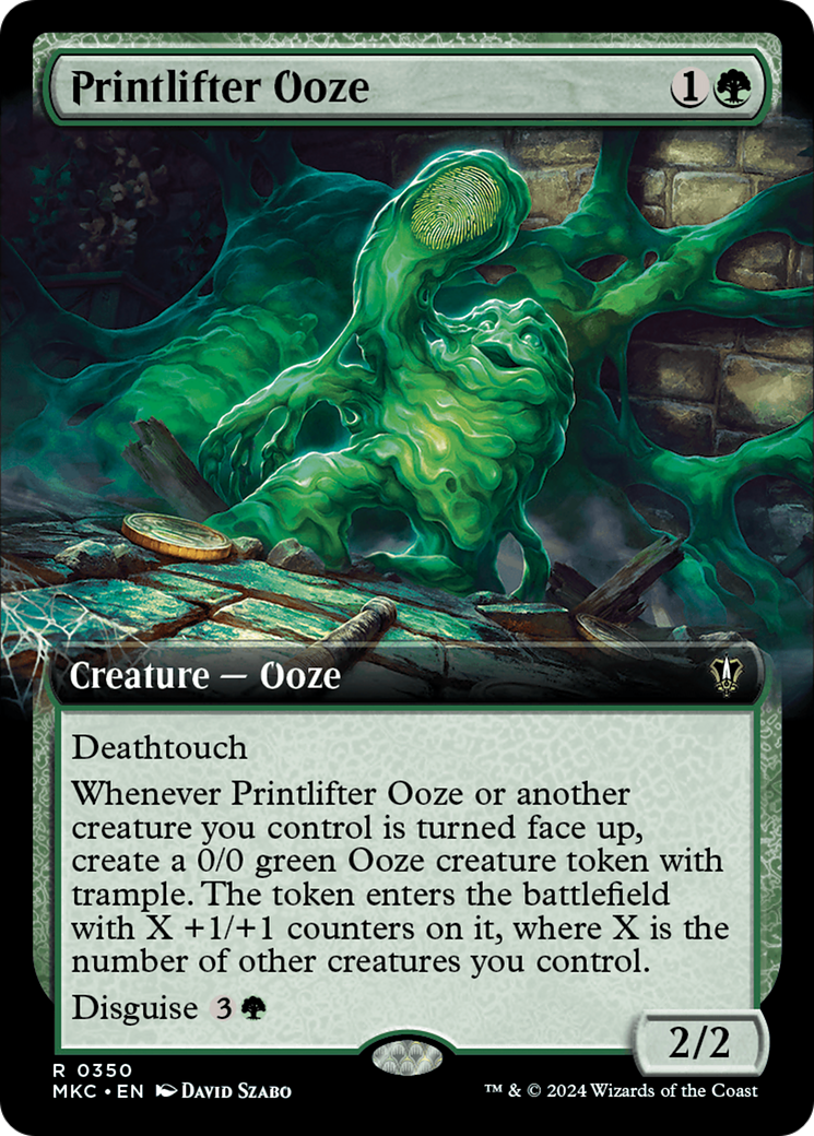 Printlifter Ooze (Extended Art) [Murders at Karlov Manor Commander] | Event Horizon Hobbies CA