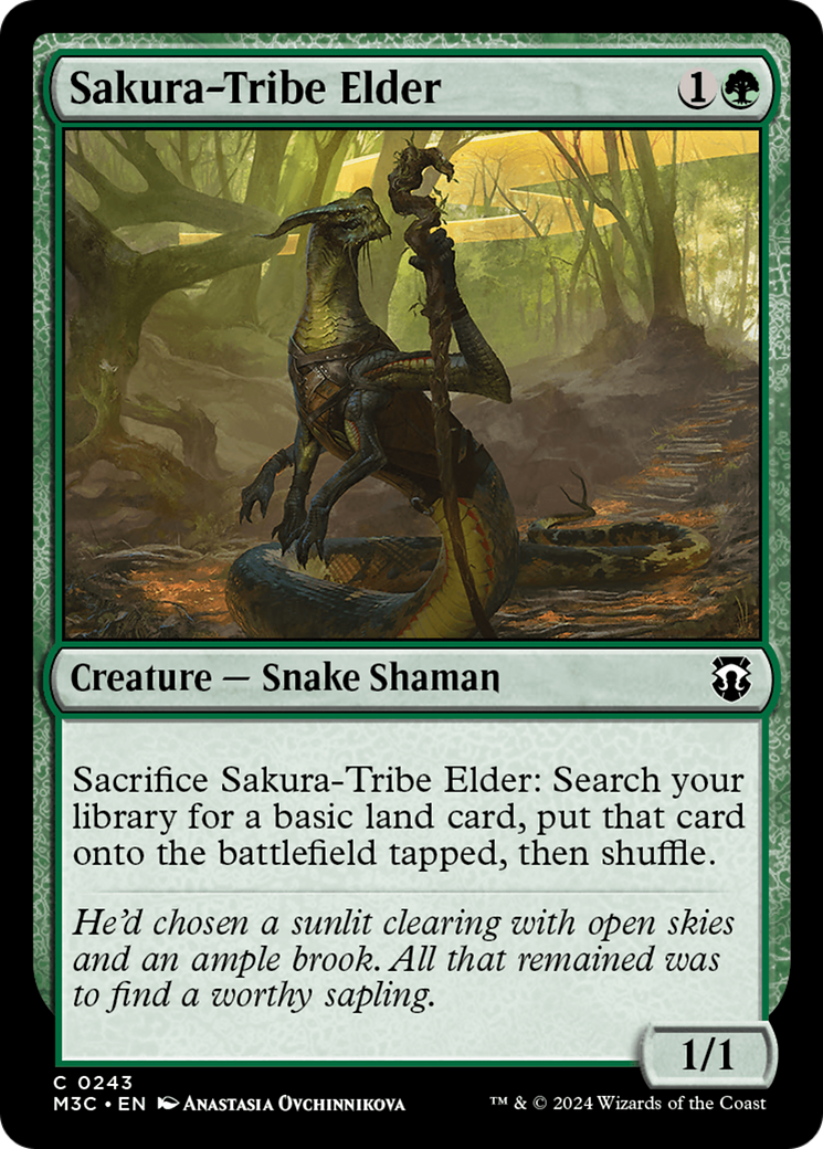 Sakura-Tribe Elder (Ripple Foil) [Modern Horizons 3 Commander] | Event Horizon Hobbies CA