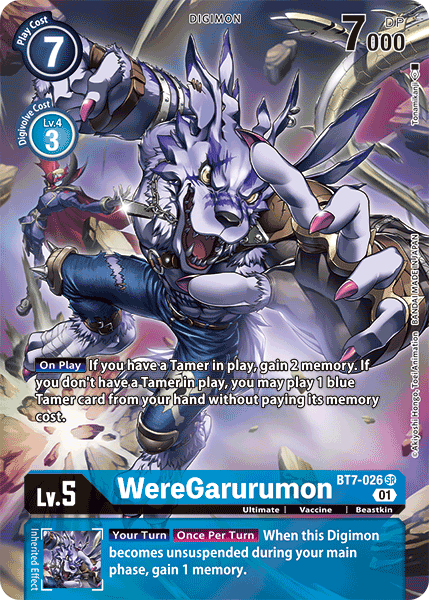 WereGarurumon [BT7-026] (Alternate Art) [Next Adventure] | Event Horizon Hobbies CA