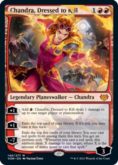 Chandra, Dressed to Kill (Promo Pack) [Innistrad: Crimson Vow Promos] | Event Horizon Hobbies CA