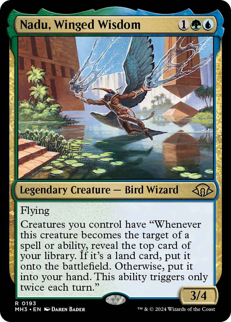 Nadu, Winged Wisdom [Modern Horizons 3] | Event Horizon Hobbies CA