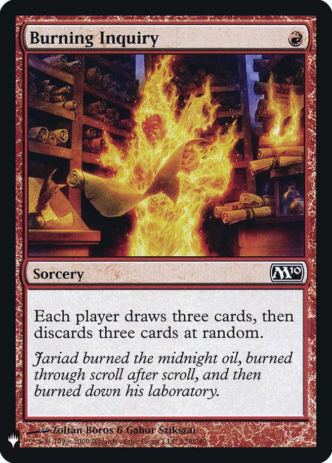 Burning Inquiry [Mystery Booster] | Event Horizon Hobbies CA