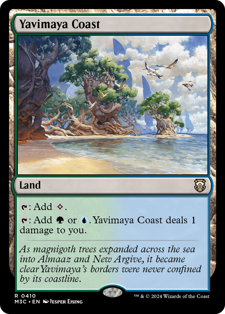 Yavimaya Coast (Ripple Foil) [Modern Horizons 3 Commander] | Event Horizon Hobbies CA