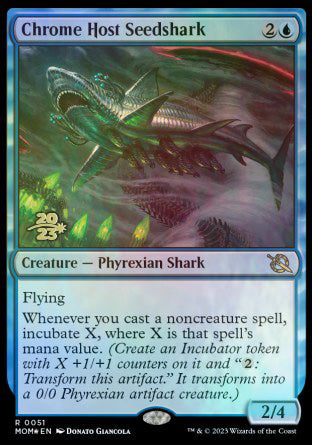 Chrome Host Seedshark [March of the Machine Prerelease Promos] | Event Horizon Hobbies CA