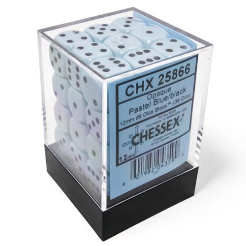 Dice - Chessex - 12mm D6 (36pc) - Opaque | Event Horizon Hobbies CA