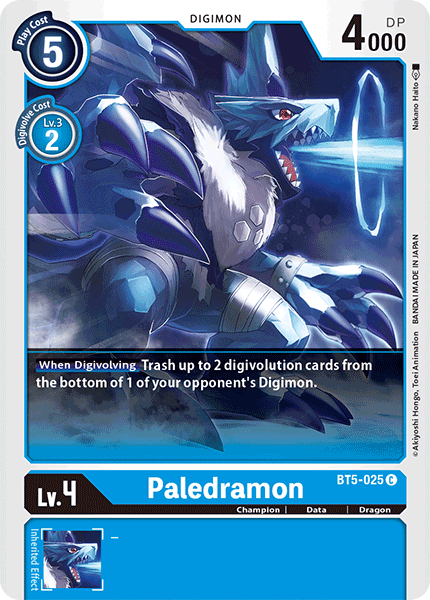 PaleDramon [BT5-025] [Battle of Omni] | Event Horizon Hobbies CA