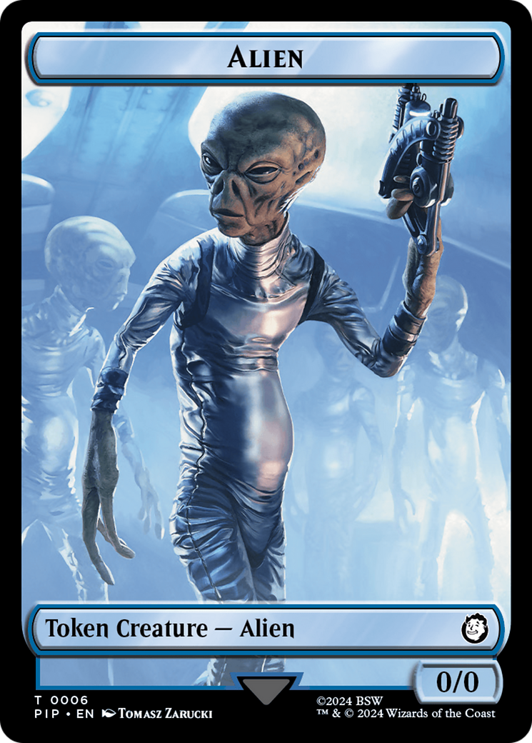 Food (0014) // Alien Double-Sided Token [Fallout Tokens] | Event Horizon Hobbies CA