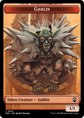 Tarmogoyf // Goblin Double-Sided Token [Modern Horizons 3 Commander Tokens] | Event Horizon Hobbies CA