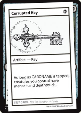 Corrupted Key (2021 Edition) [Mystery Booster Playtest Cards] | Event Horizon Hobbies CA