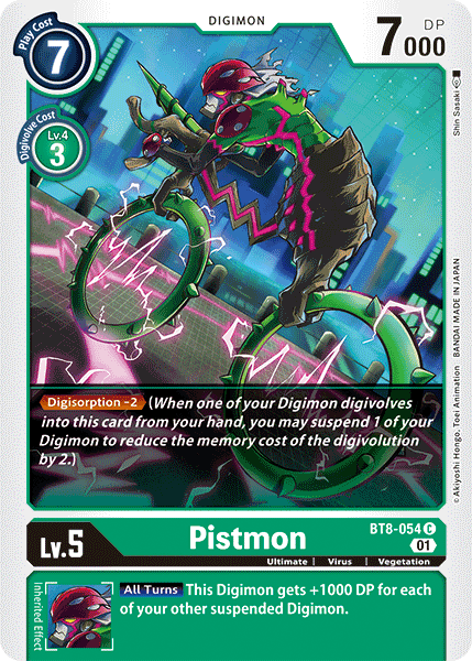 Pistmon [BT8-054] [New Awakening] | Event Horizon Hobbies CA