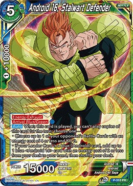 Android 16, Stalwart Defender (P-310) [Tournament Promotion Cards] | Event Horizon Hobbies CA