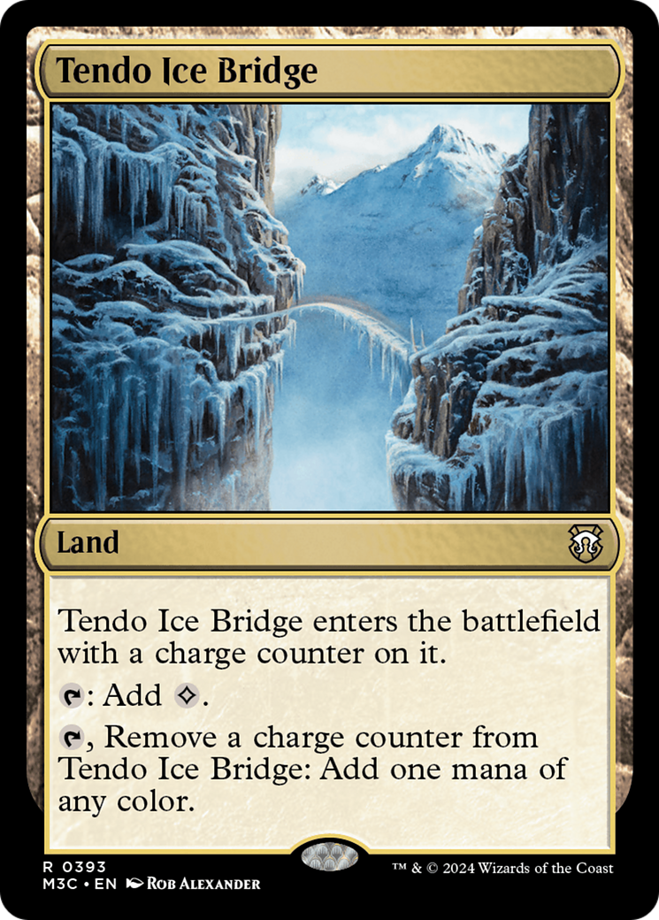 Tendo Ice Bridge (Ripple Foil) [Modern Horizons 3 Commander] | Event Horizon Hobbies CA