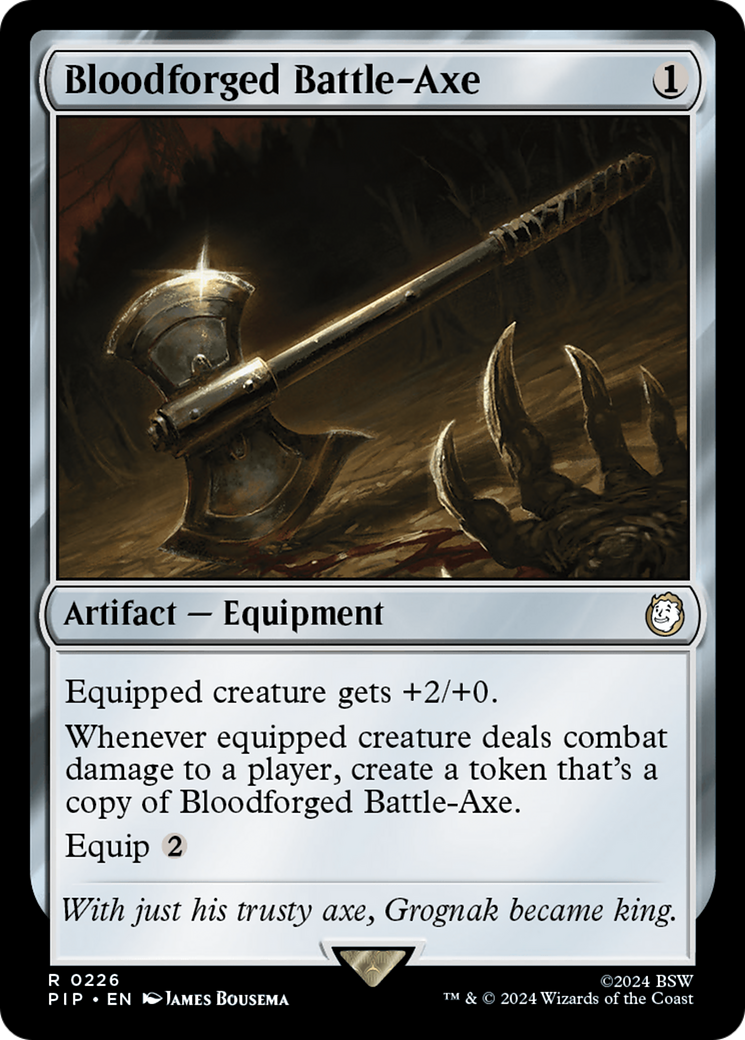 Bloodforged Battle-Axe [Fallout] | Event Horizon Hobbies CA