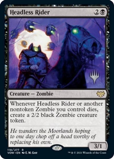 Headless Rider (Promo Pack) [Innistrad: Crimson Vow Promos] | Event Horizon Hobbies CA