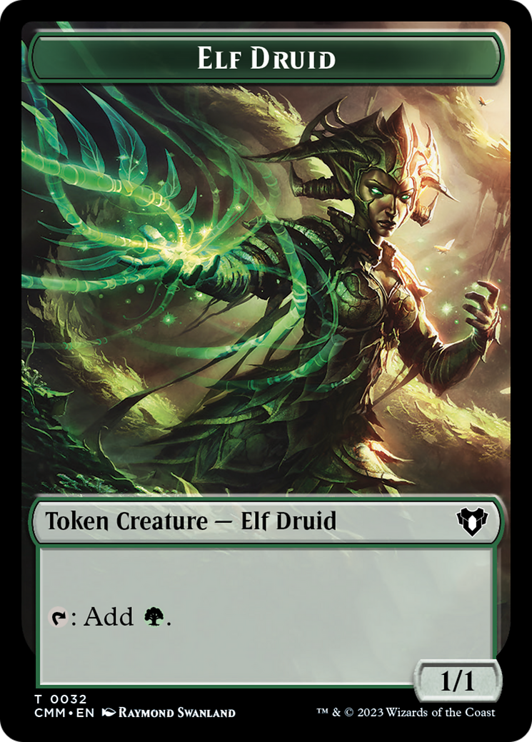 Elf Druid Token [Commander Masters Tokens] | Event Horizon Hobbies CA