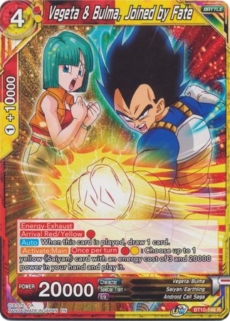 Vegeta & Bulma, Joined by Fate (BT10-146) [Rise of the Unison Warrior 2nd Edition] | Event Horizon Hobbies CA