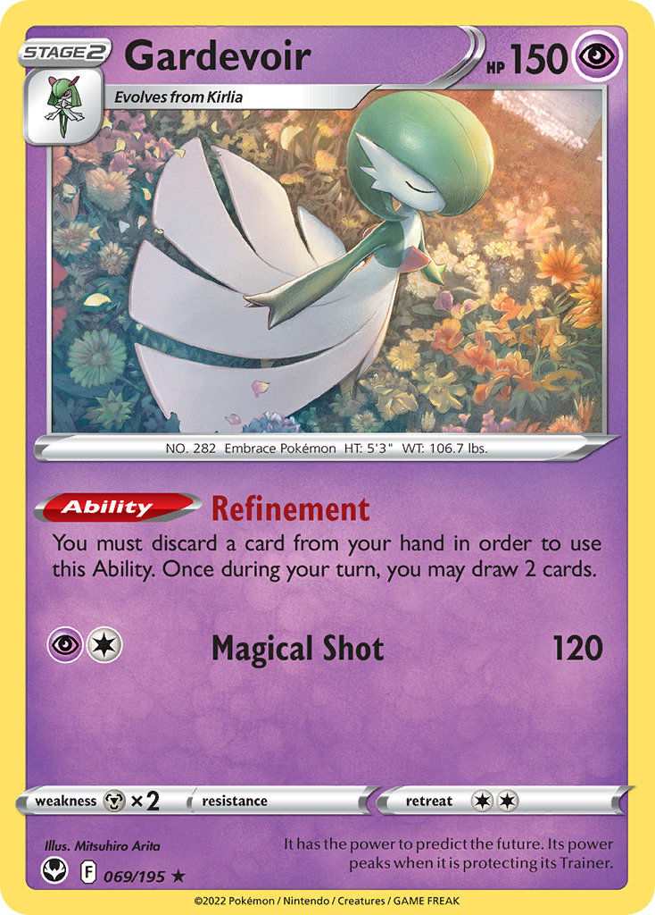 Gardevoir (069/195) (Theme Deck Exclusive) [Sword & Shield: Silver Tempest] | Event Horizon Hobbies CA