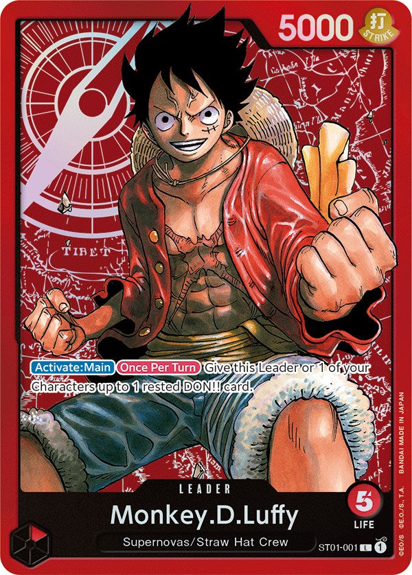 Monkey.D.Luffy (001) [Starter Deck: Straw Hat Crew] | Event Horizon Hobbies CA