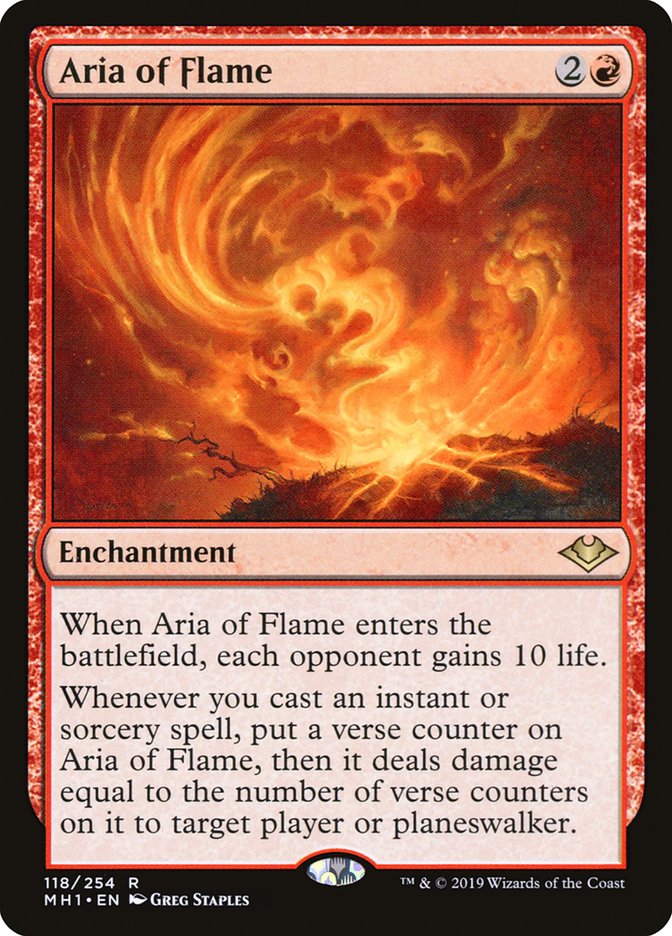 Aria of Flame [Modern Horizons] | Event Horizon Hobbies CA