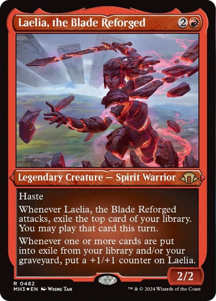 Laelia, the Blade Reforged (Foil Etched) [Modern Horizons 3] | Event Horizon Hobbies CA