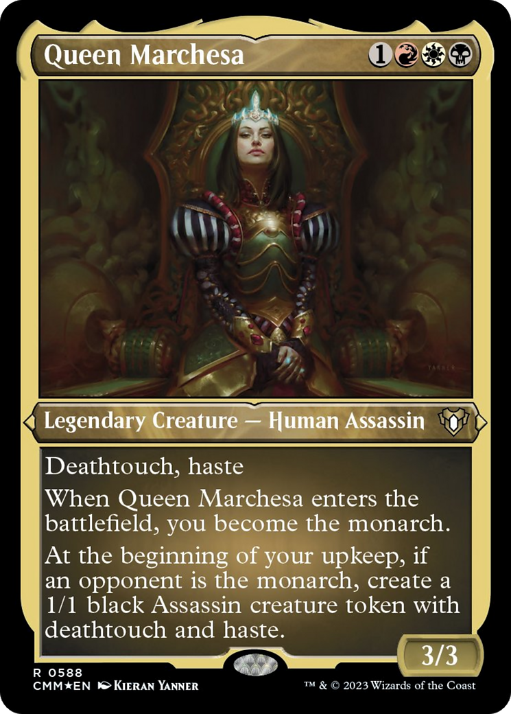 Queen Marchesa (Foil Etched) [Commander Masters] | Event Horizon Hobbies CA