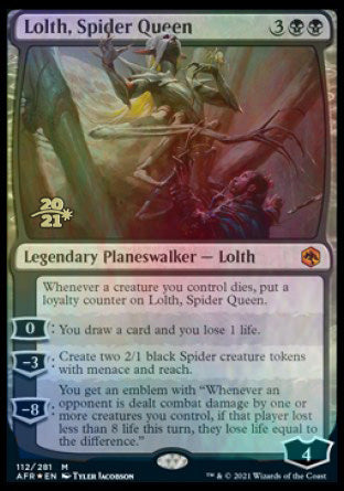 Lolth, Spider Queen [Dungeons & Dragons: Adventures in the Forgotten Realms Prerelease Promos] | Event Horizon Hobbies CA