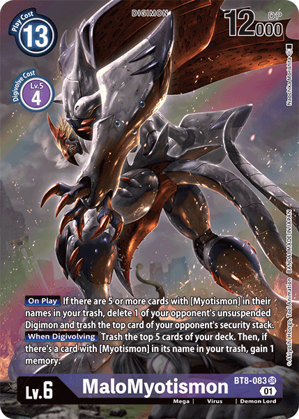 MaloMyotismon [BT8-083] (Alternate Art) [New Awakening] | Event Horizon Hobbies CA