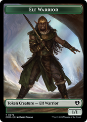 Elf Warrior // Cleric Double-Sided Token [Commander Masters Tokens] | Event Horizon Hobbies CA