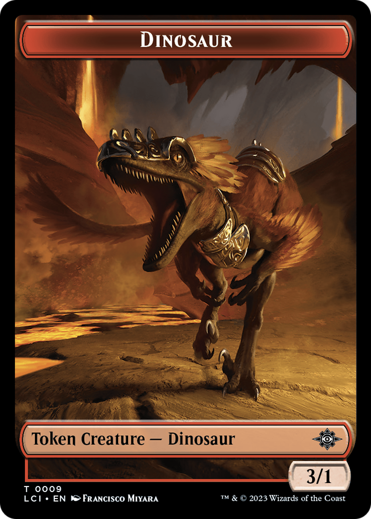 Vampire // Dinosaur (0009) Double-Sided Token [The Lost Caverns of Ixalan Tokens] | Event Horizon Hobbies CA