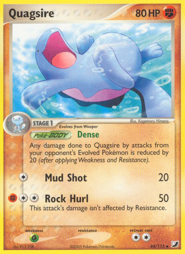 Quagsire (44/115) [EX: Unseen Forces] | Event Horizon Hobbies CA