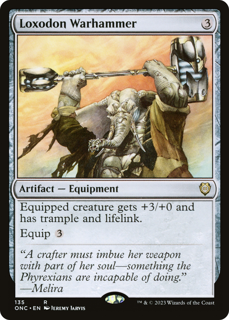 Loxodon Warhammer [Phyrexia: All Will Be One Commander] | Event Horizon Hobbies CA