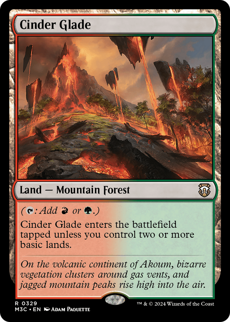 Cinder Glade [Modern Horizons 3 Commander] | Event Horizon Hobbies CA