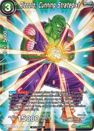 Piccolo, Cunning Strategist (Power Booster) (P-114) [Promotion Cards] | Event Horizon Hobbies CA