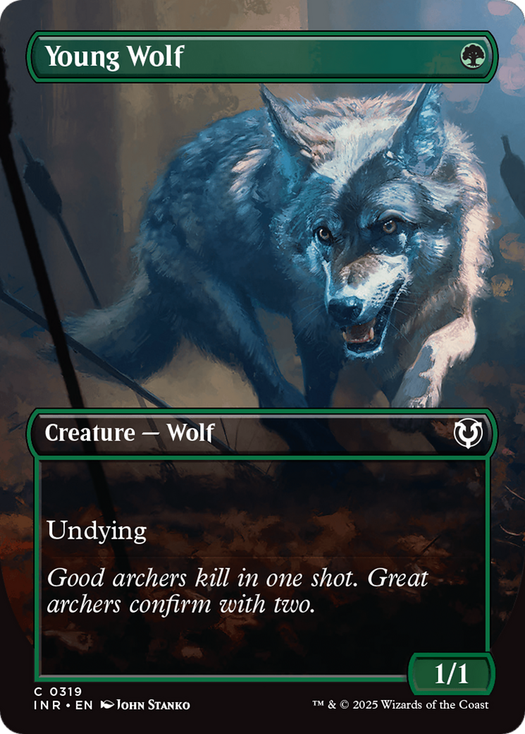 Young Wolf (Borderless) [Innistrad Remastered] | Event Horizon Hobbies CA