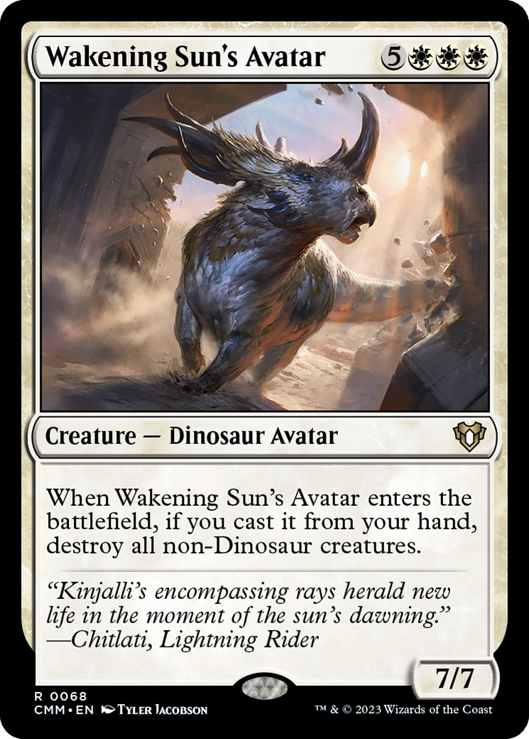 Wakening Sun's Avatar [Commander Masters] | Event Horizon Hobbies CA