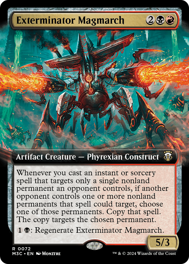 Exterminator Magmarch (Extended Art) (Ripple Foil) [Modern Horizons 3 Commander] | Event Horizon Hobbies CA