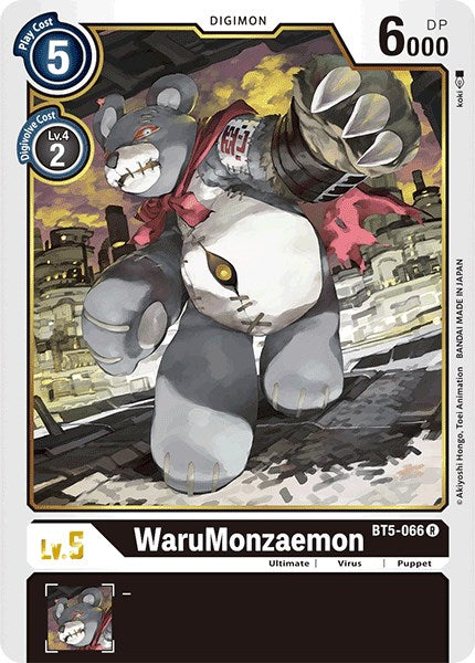 WaruMonzaemon [BT5-066] (Demo Deck Exclusive) [Battle of Omni Promos] | Event Horizon Hobbies CA