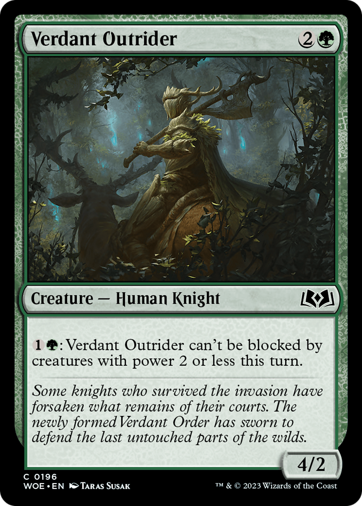 Verdant Outrider [Wilds of Eldraine] | Event Horizon Hobbies CA