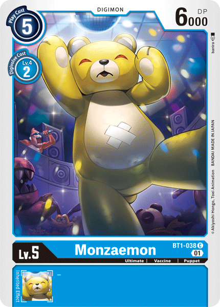 Monzaemon [BT1-038] (Alternative Art) [Starter Deck: Ulforce Veedramon] | Event Horizon Hobbies CA